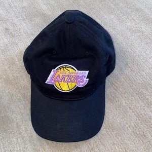 Lakers black dad hat